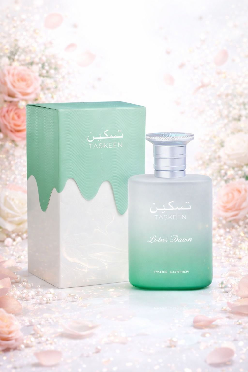 Taskeen Lotus Dawn 100ml – Parfum Frais, Léger & Élégant 🌿✨