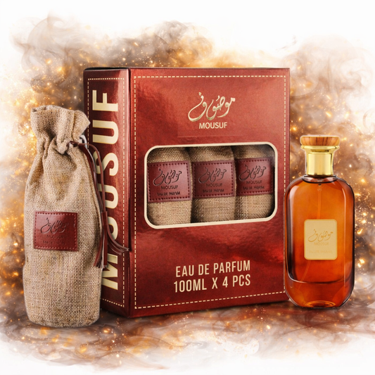 Coffret Mousuf Eau de Parfum 100ml – Parfum Oud Ambré Intense & Élégant 🎁🔥