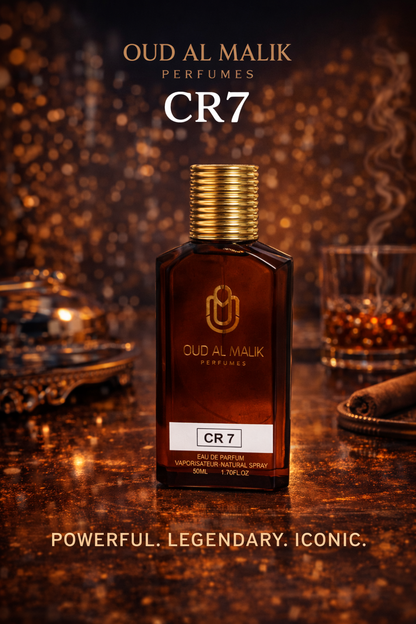 Oud Al Malick CR7 Eau de Parfum 50ml – Parfum Homme Puissant & Élégant🇦🇪