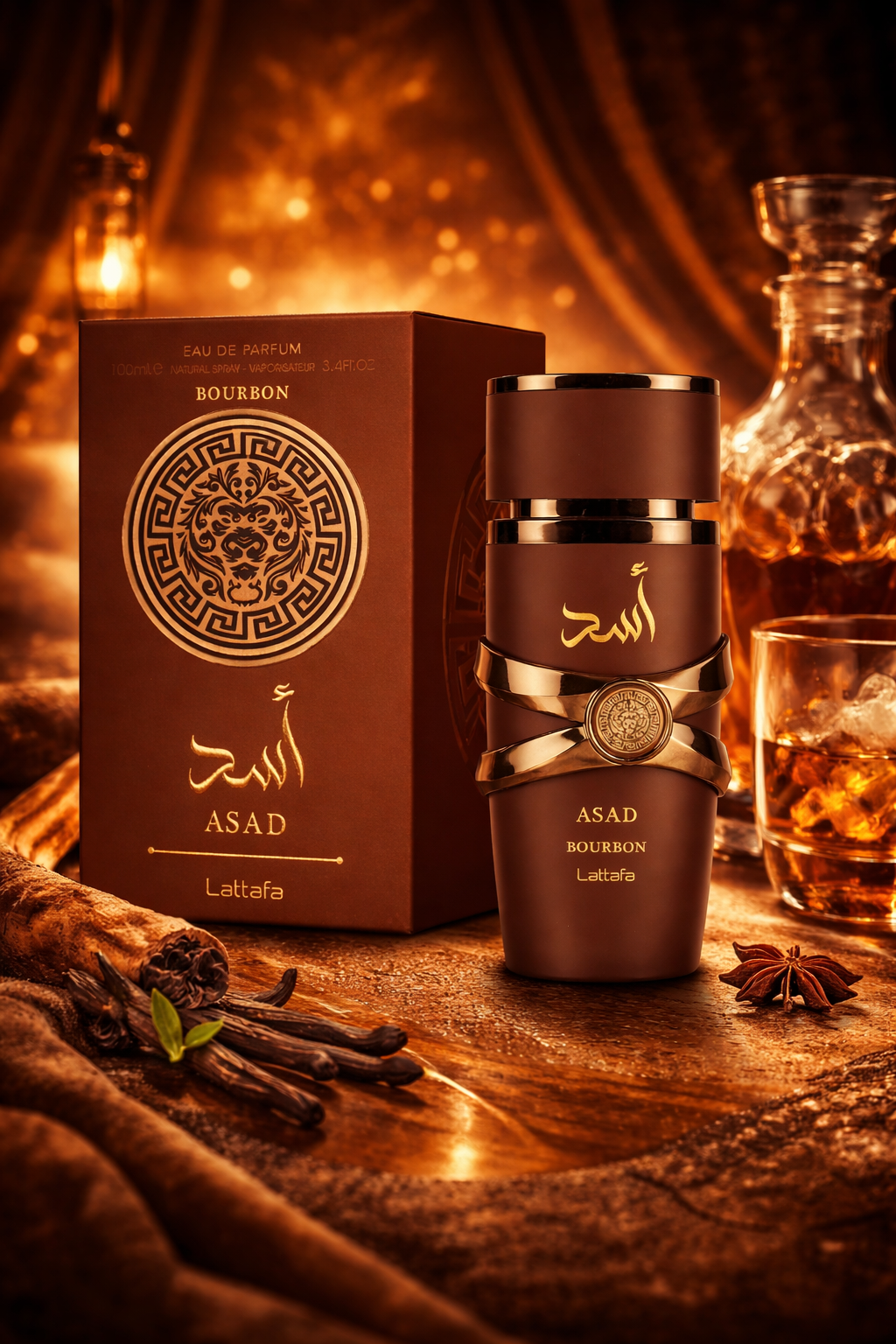 Asad Bourbon – Eau de Parfum 100ml | Parfum Oriental Puissant & Charismatique 🇦🇪