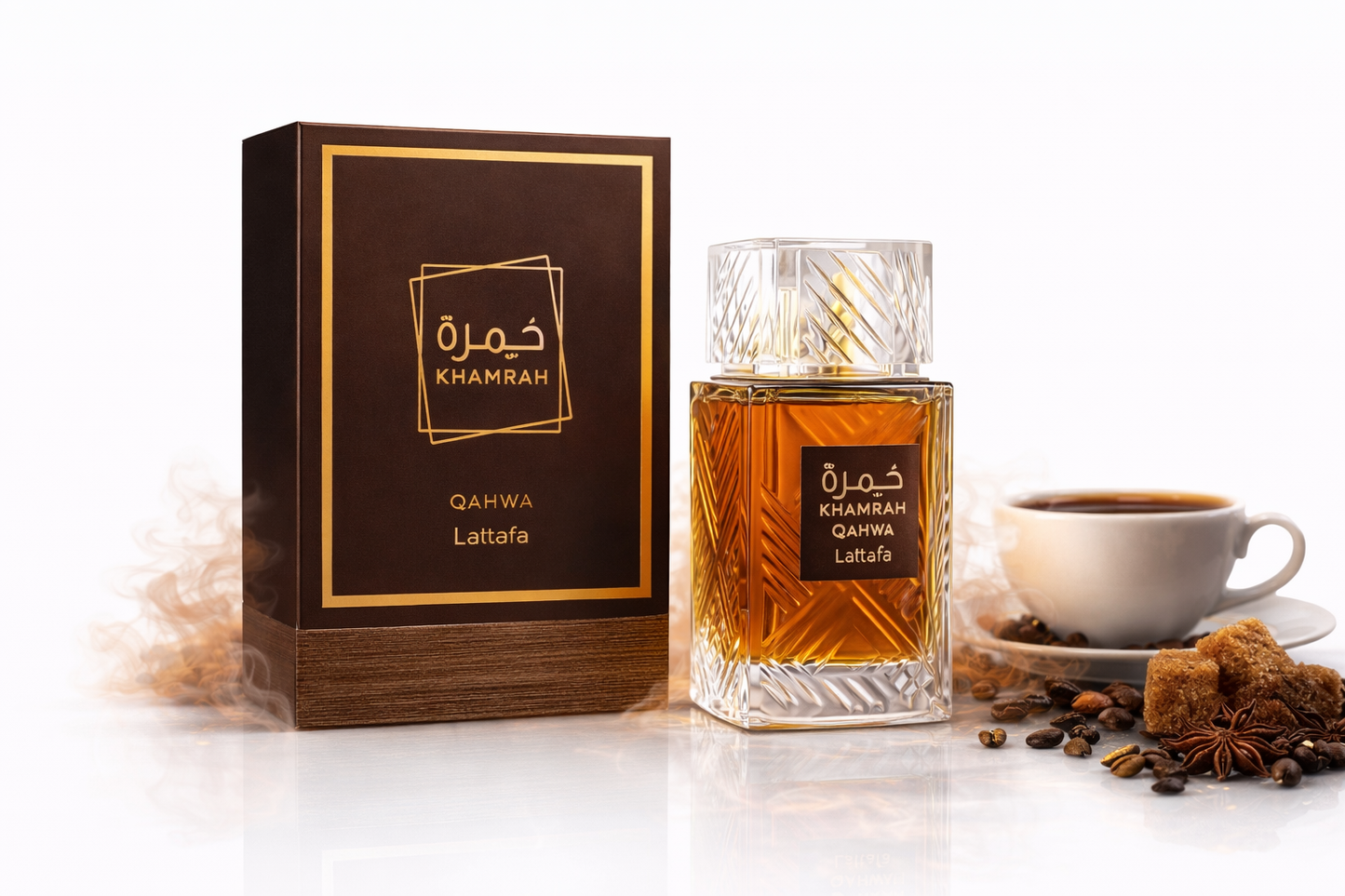 Khamrah Qahwa Lattafa 100ml – Parfum Café Gourmand & Intense ☕🔥