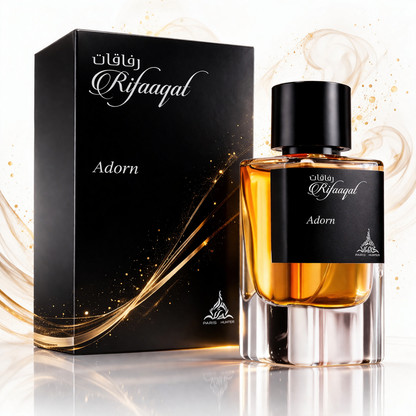 Rifaaqat Adorn Eau de Parfum 100ml – Parfum Homme Élégant, Profond & Raffiné 🖤✨