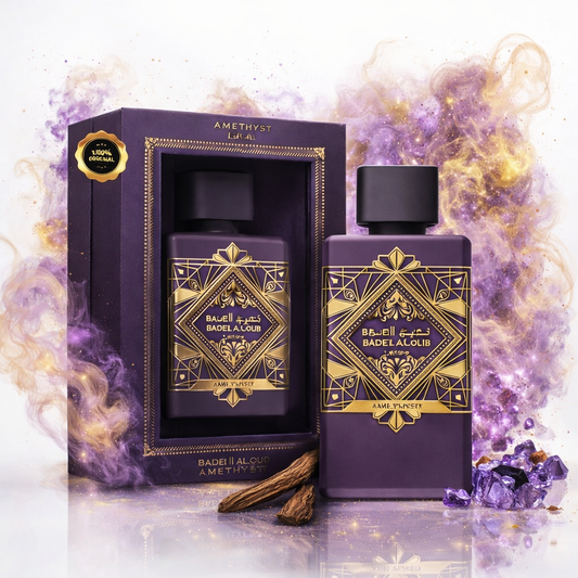 BADEE AL OUD AMETHYST – Lattafa 100ml 💜🇦🇪 (UNISEXE) | Parfum Oriental Élégant & Longue Tenue