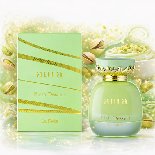 Aura Pista Dessert La Fede 100ml – Parfum Gourmand Pistache, Doux & Addictif 💚✨