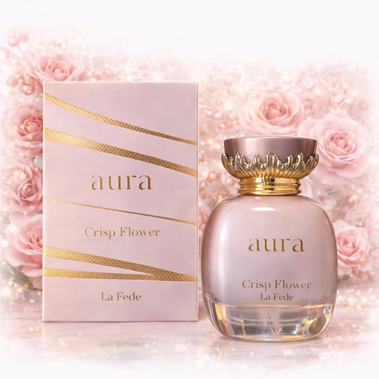 Aura Crisp Flower La Fede 100ml – Parfum Floral Doux, Élégant & Irrésistible 🌸✨