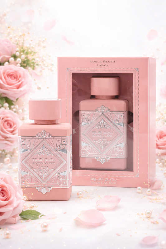 Badee Al Oud Noble Blush Lattafa 100ml – Parfum Floral Gourmand Chic & Féminin 🌸✨